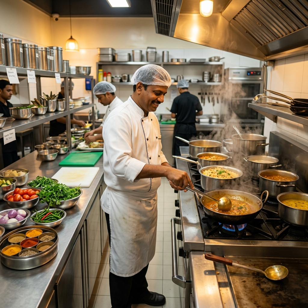 Our professional cloud kitchen preparing fresh meals
